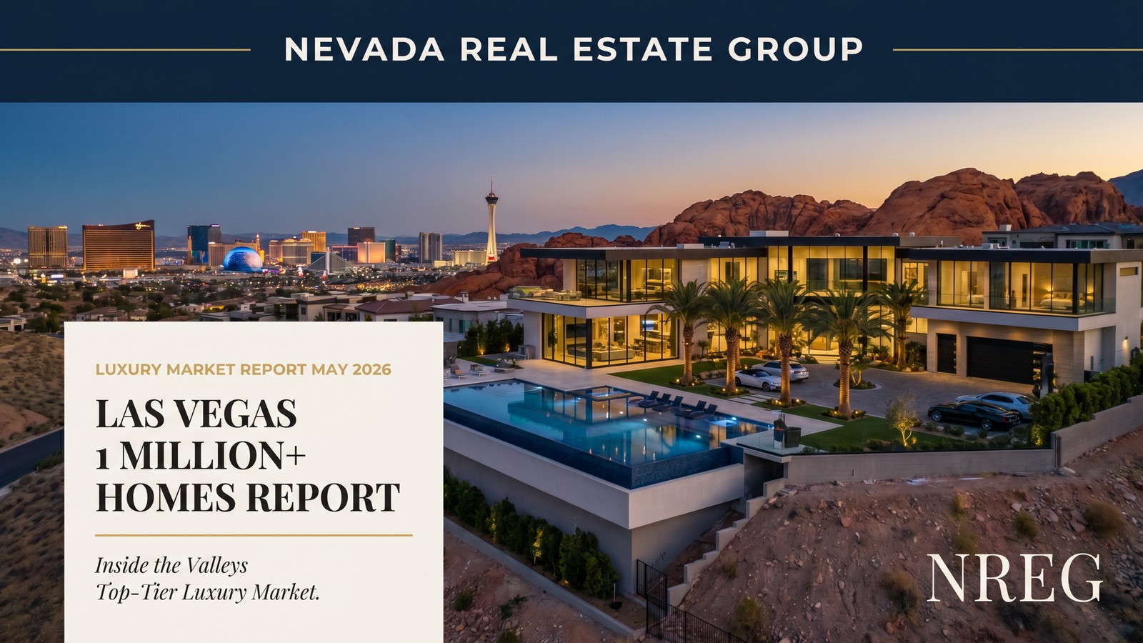 Las Vegas trophy luxury condominium residence with floor-to-ceiling views